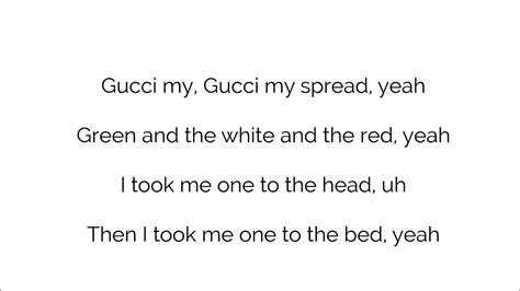 gucci linen lyrics|gucci linen (feat. 2 Chainz) .